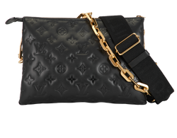 Coussin PM, Leather, Black, DB/S, 3*